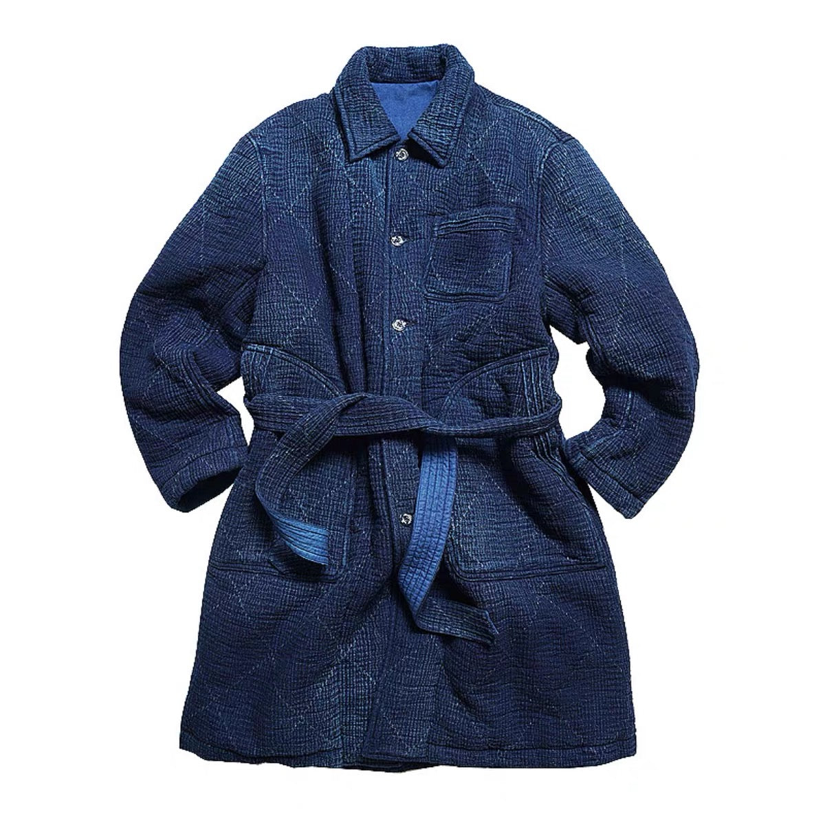 SHAW CLASSY HEAVY SASHIKO PADDED COAT