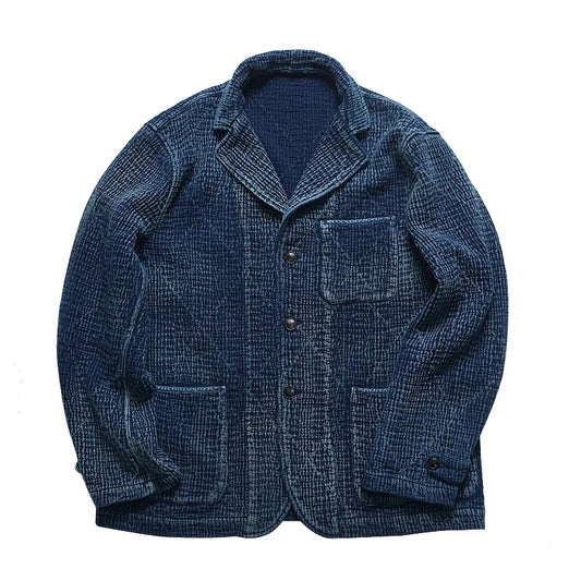 SHAW CLASSY HEAVY SASHIKO TAILORED JACKET<刺し子テーラードジャケット>