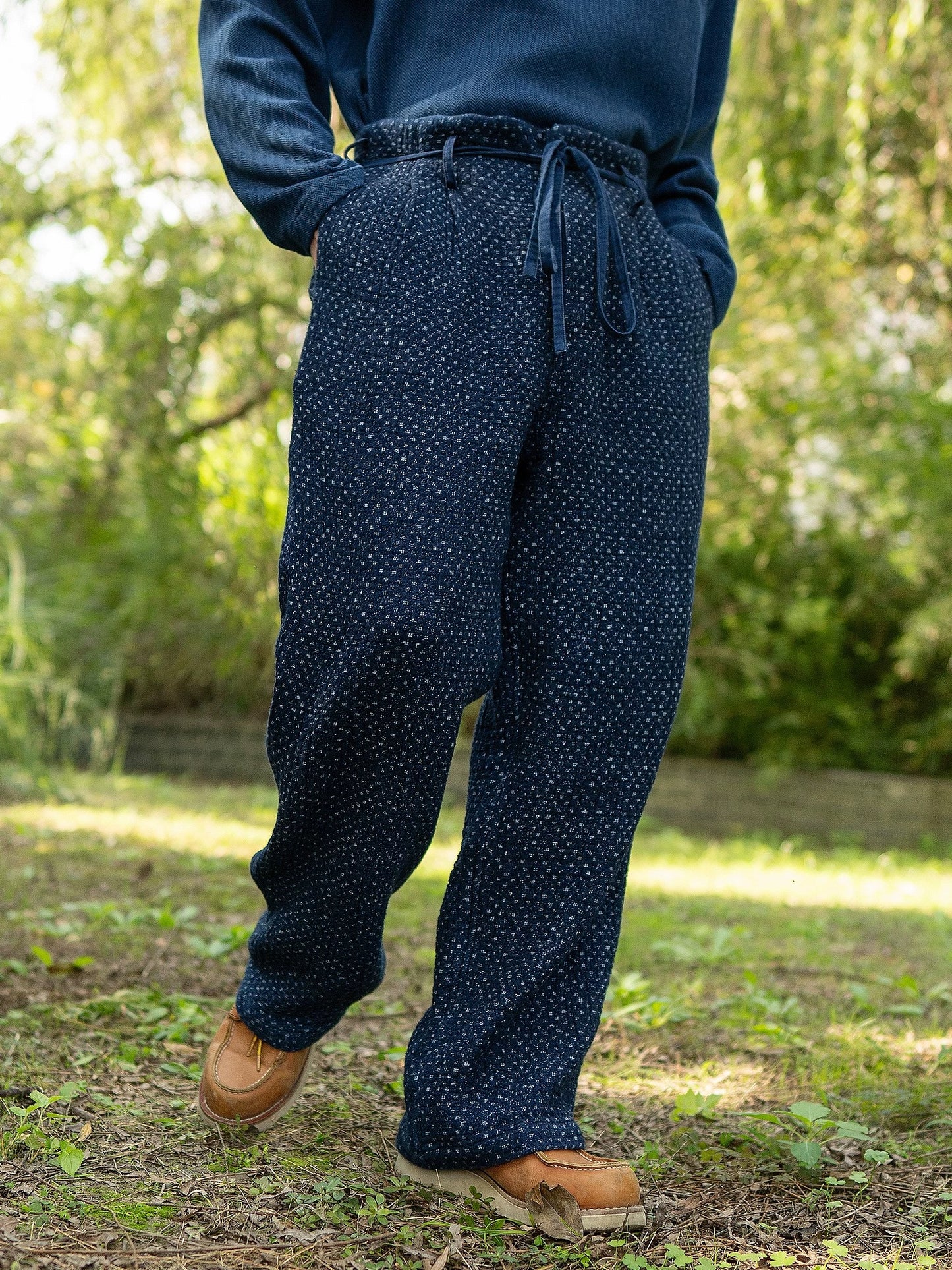 SHAW CLASSY SASHIKO TROUSERS
