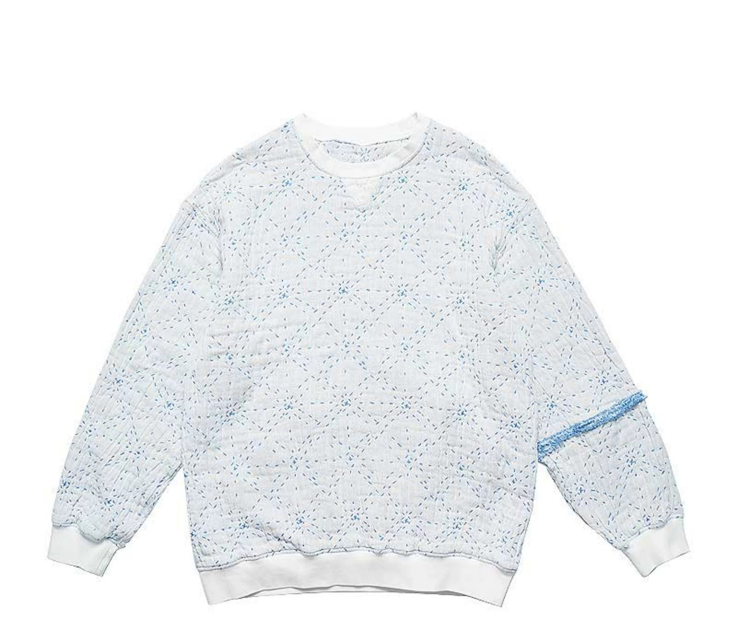 SHAW CLASSY STARRY SASHIKO SWEATSHIRT