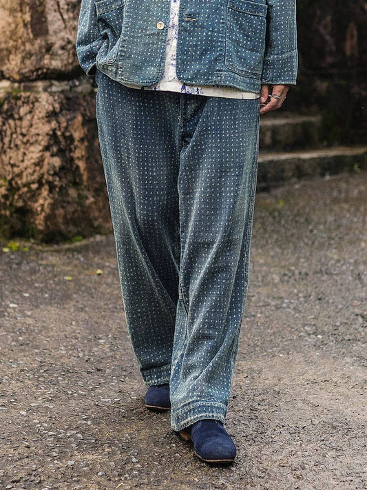 SHAW CLASSY WABASH ZIMBABWE COTTON TROUSERS<ジンバブエコットンワイドストレート>