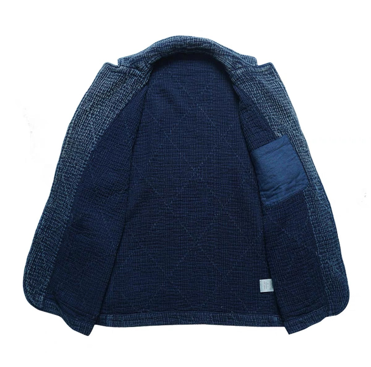 SHAW CLASSY HEAVY SASHIKO WHITE LINE TAILORED JACKET 刺し子ジャケット