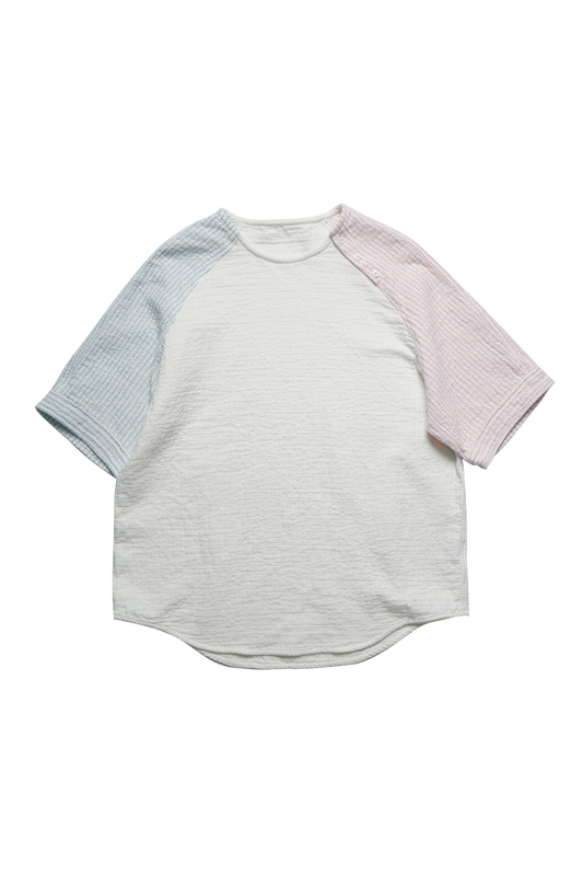 SHAW CLASSY TRICOLOR STICH TEE SHIRT<トリコロールステッチTeeシャツ>