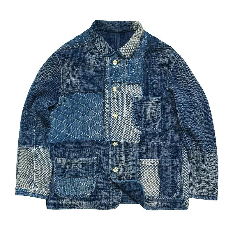 SHAW CLASSY SASHIKO PATCHWORK JACKET