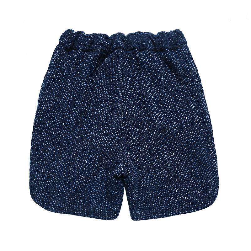 SHAW CLASSY SASHIKO SHORTS<インディゴ刺し子ショーツ>