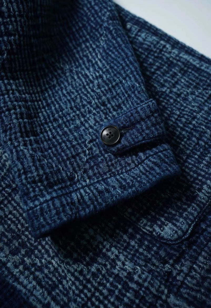 SHAW CLASSY HEAVY SASHIKO TAILORED JACKET<刺し子テーラードジャケット>