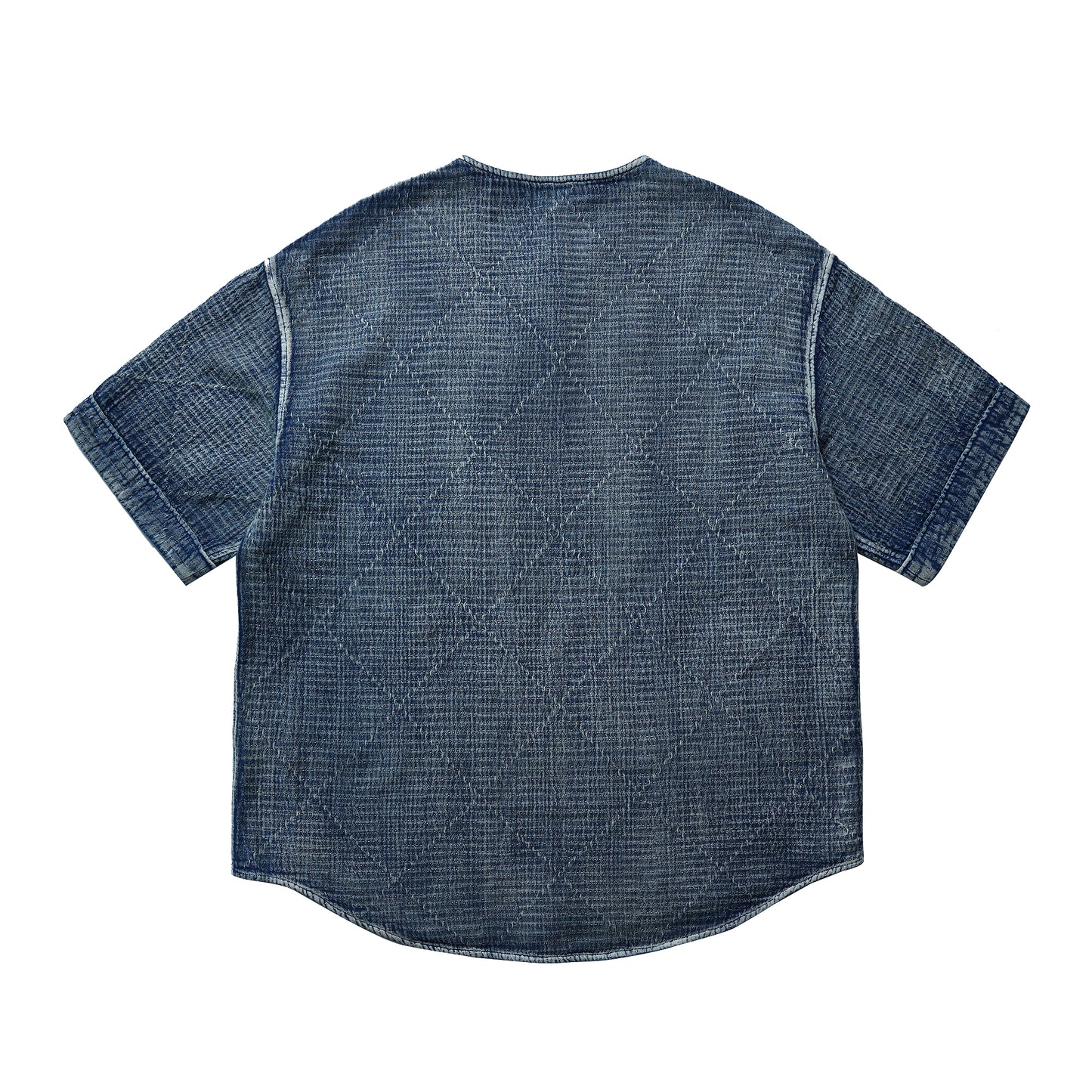 SHAW CLASSY INDIGO SASHIKO STICH TEE SHIRT<刺し子Teeシャツ>