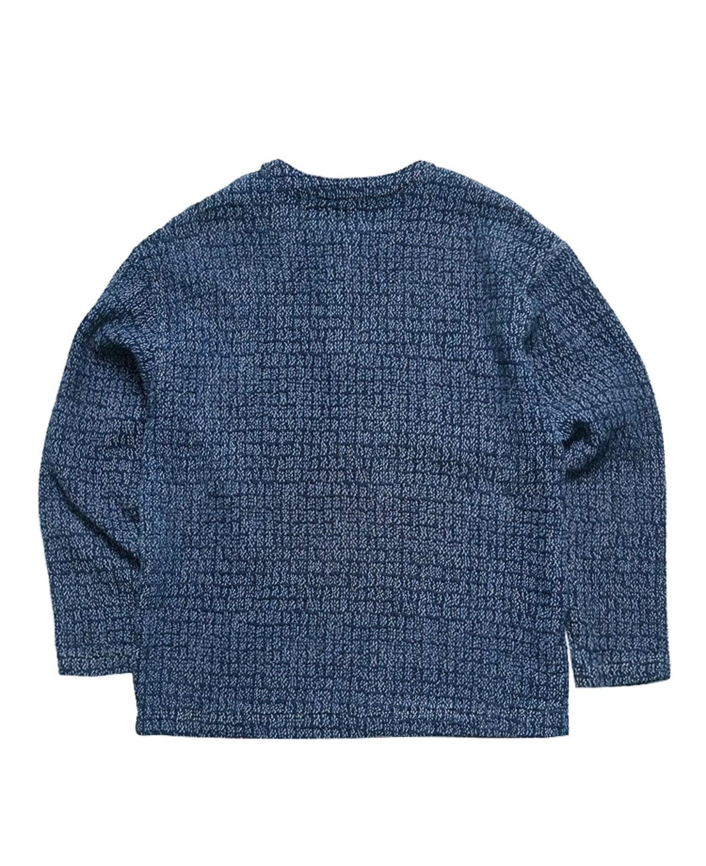 SHAW CLASSY SASHIKO HENRY NECK SHIRT