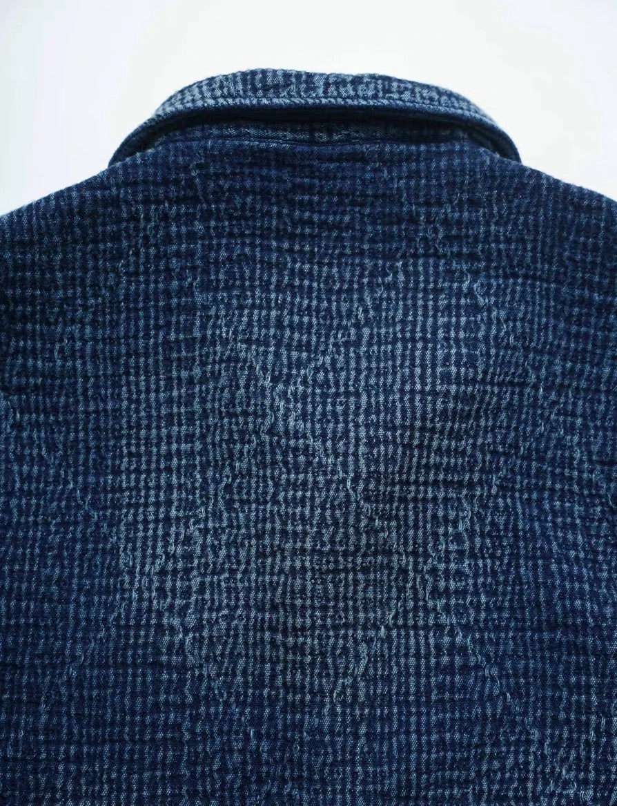 SHAW CLASSY HEAVY SASHIKO TAILORED JACKET<刺し子テーラードジャケット>