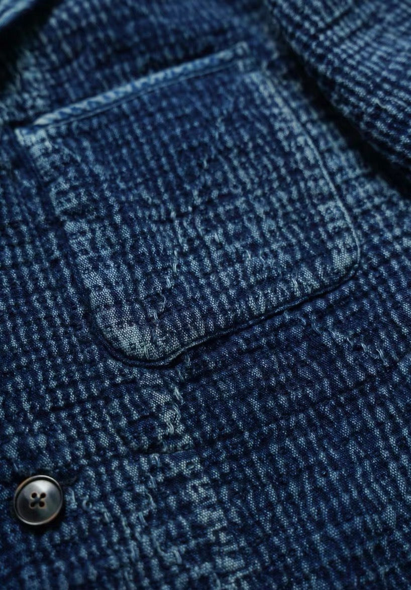 SHAW CLASSY HEAVY SASHIKO TAILORED JACKET<刺し子テーラードジャケット>