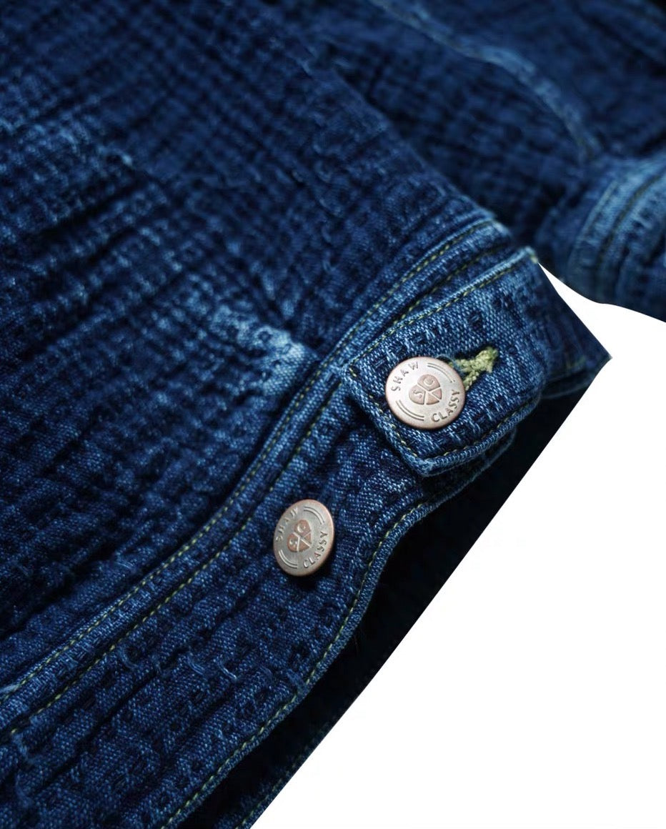 SHAW CLASSY HEAVY SASHIKO WORK JACKET