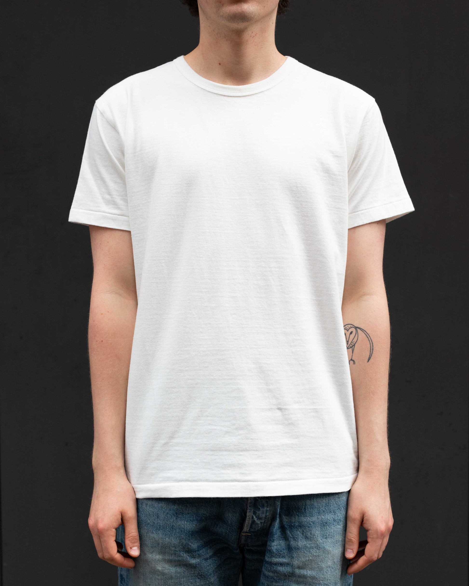 Allevol Heavy Duty Crew Neck T-Shirt Grey Melange-T-Shirt-Clutch Cafe