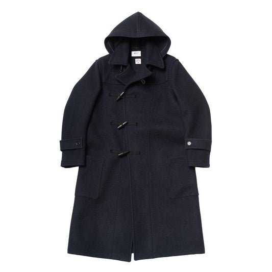 Allevol 'Pat' Duffle Coat Navy 英国製ポストマン・ダッフル