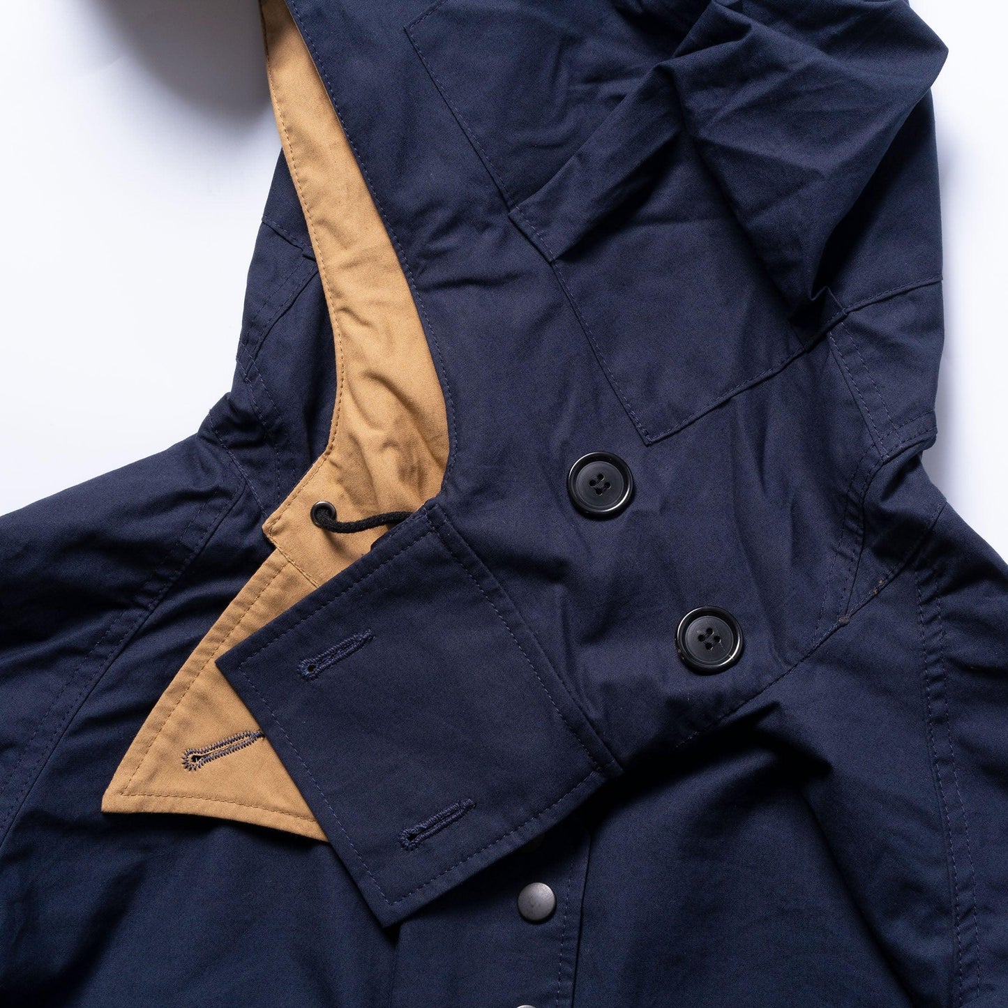 Allevol Reversible Pullover Smock Navy/Beige リバーシブルプルオーバースモック Navy/Beige