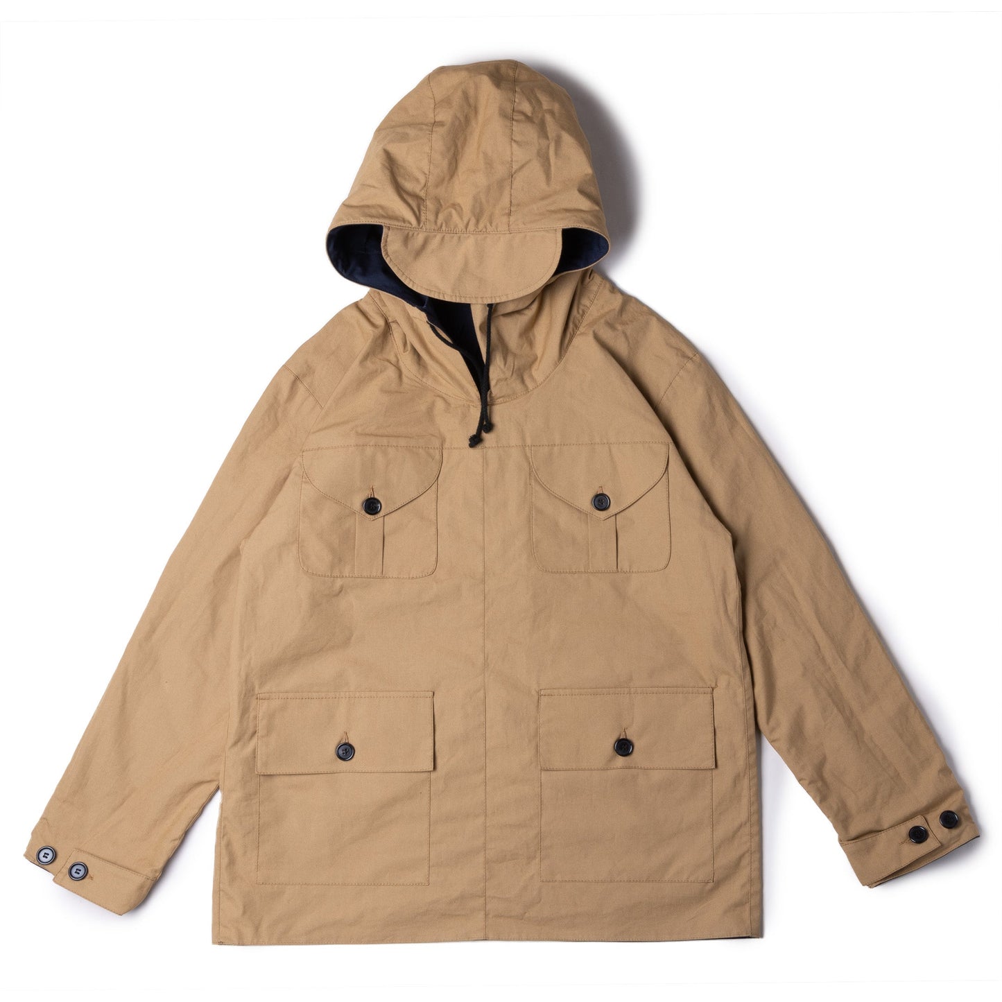 Allevol Reversible Pullover Smock Navy/Beige リバーシブルプルオーバースモック Navy/Beige