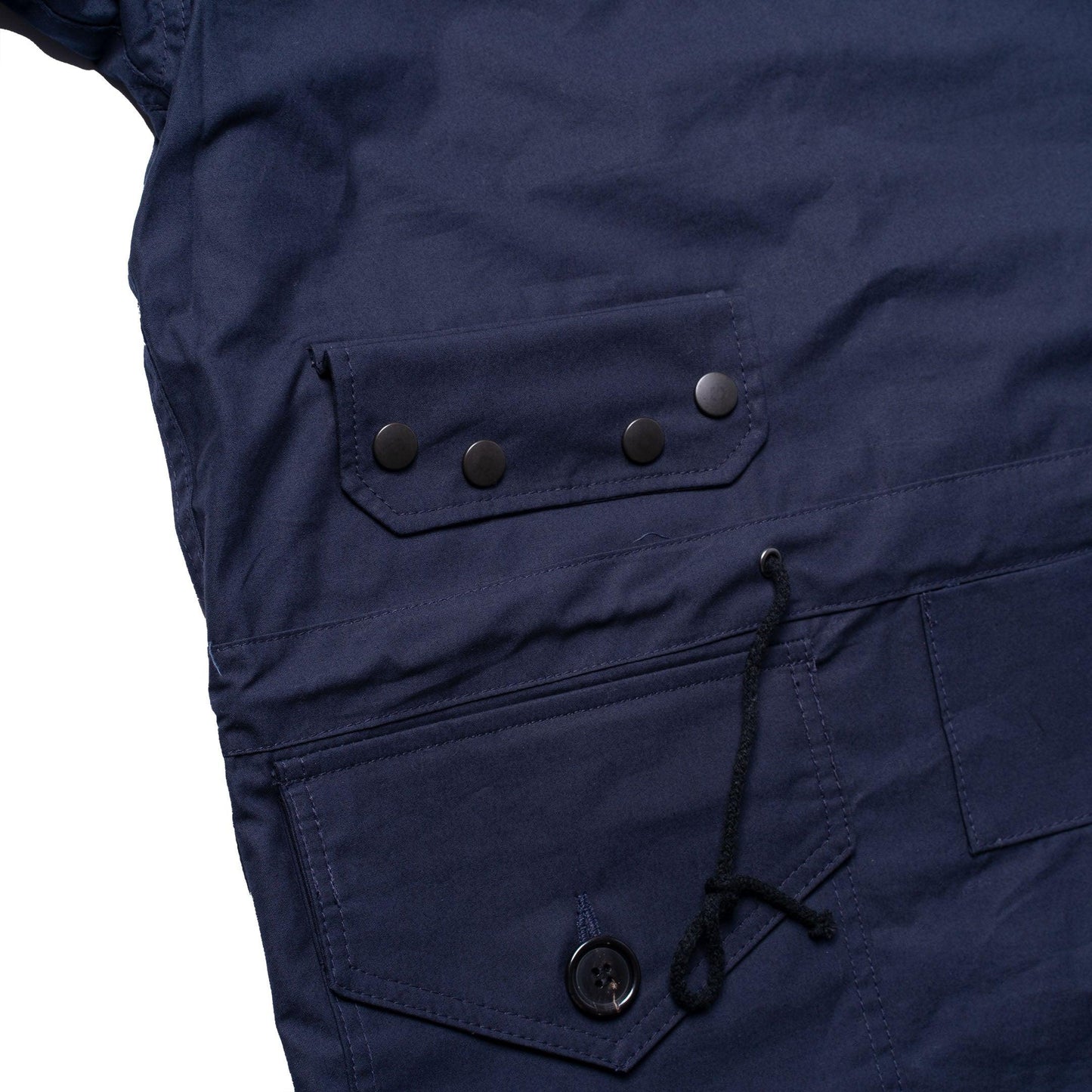 Allevol Reversible Pullover Smock Navy/Beige リバーシブルプルオーバースモック Navy/Beige