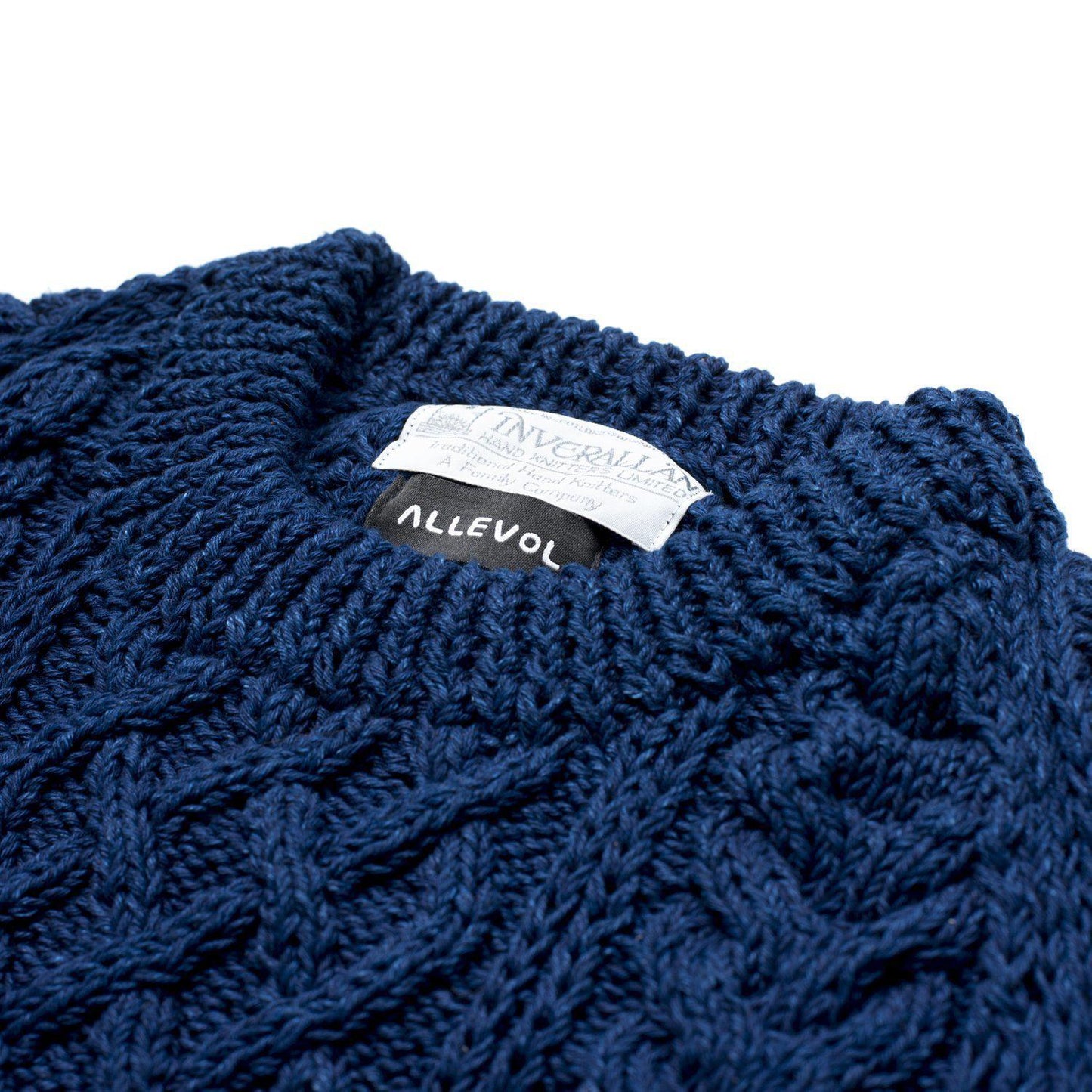 ALLEVOL x INVEALLAN 1A クルーネックセーター Indigo