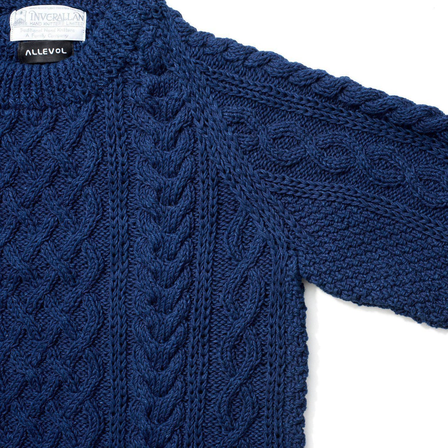ALLEVOL x INVEALLAN 1A クルーネックセーター Indigo