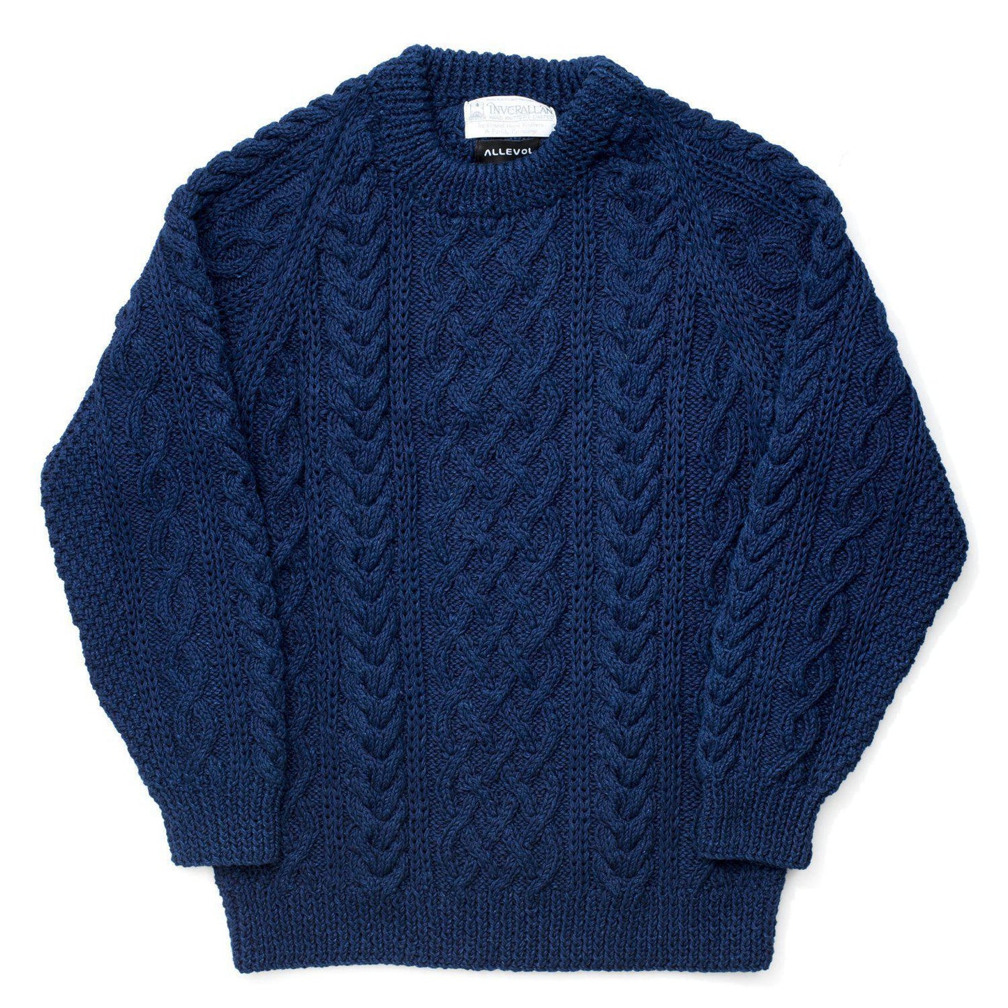ALLEVOL x INVEALLAN 1A クルーネックセーター Indigo