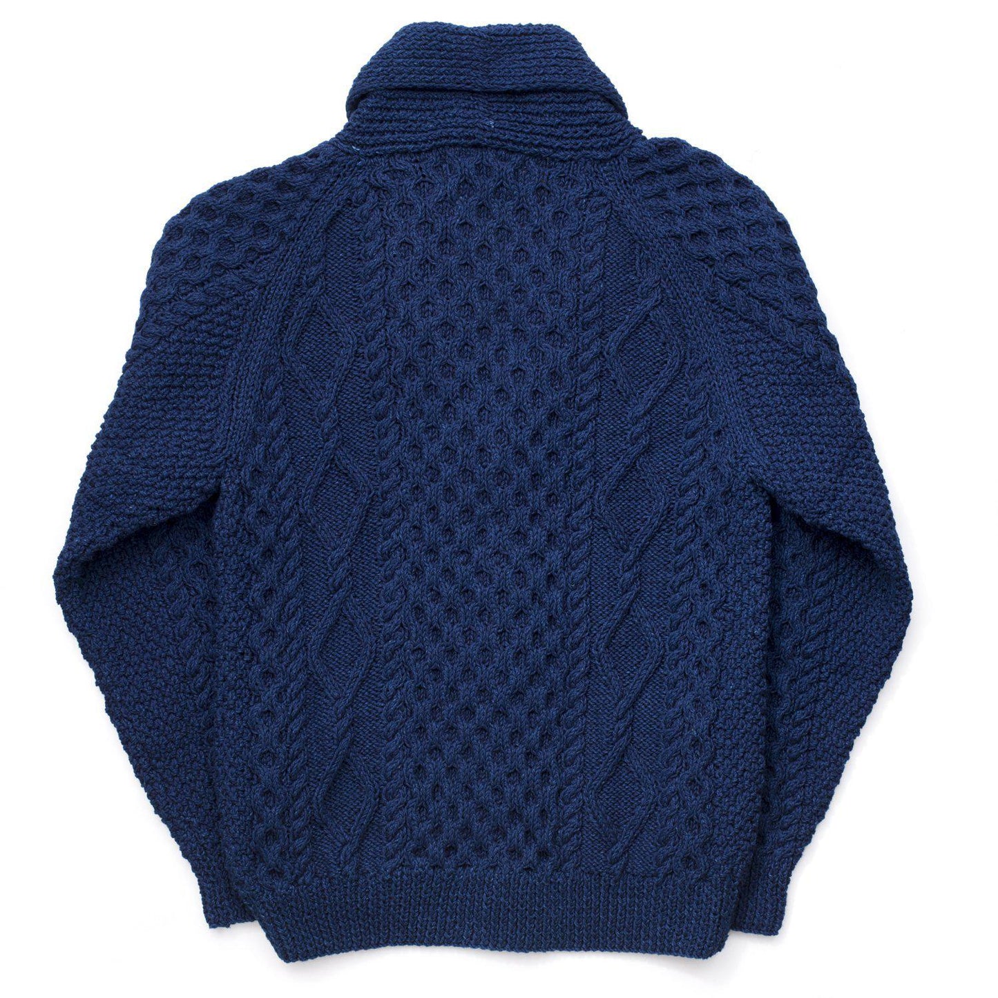 ALLEVOL x INVEALLAN 6A コットンショールカラーカーディガン Indigo