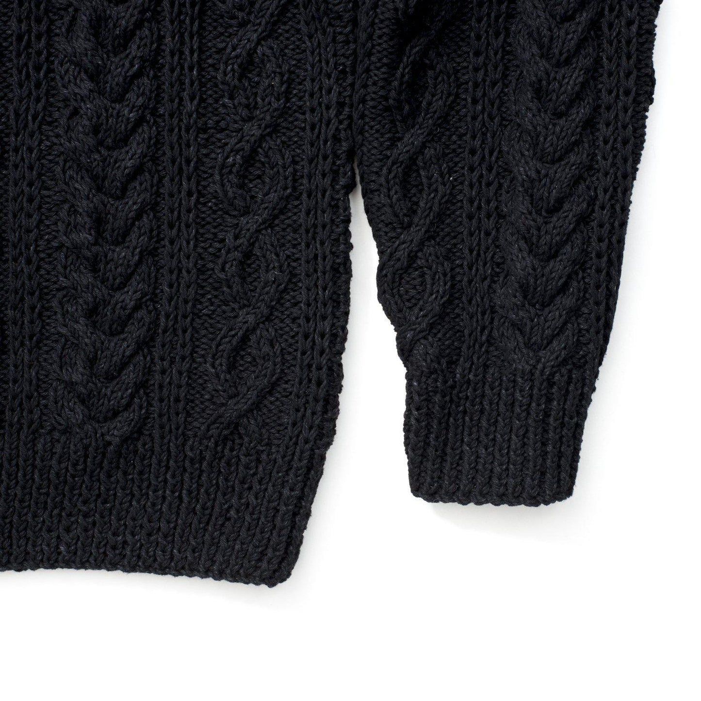 ALLEVOL x INVEALLAN 1A クルーネックセーター Black Indigo