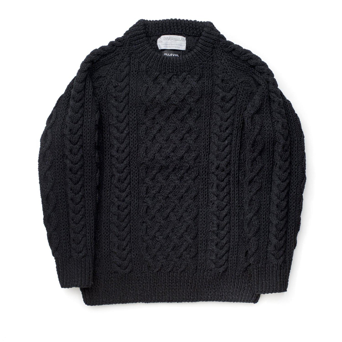 ALLEVOL x INVEALLAN 1A クルーネックセーター Black Indigo