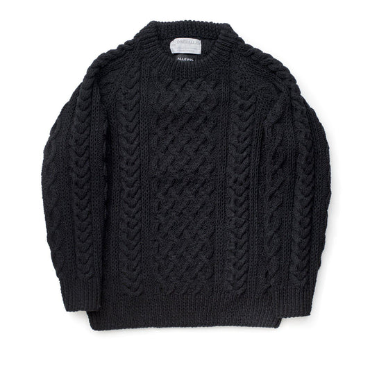 ALLEVOL x INVEALLAN 1A  クルーネックセーター Black Indigo