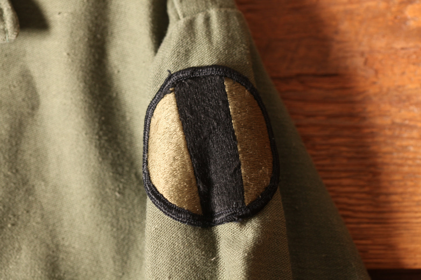 SHANANA MIL<シャナナミル> US ARMY Re-make Shirts OD Size M