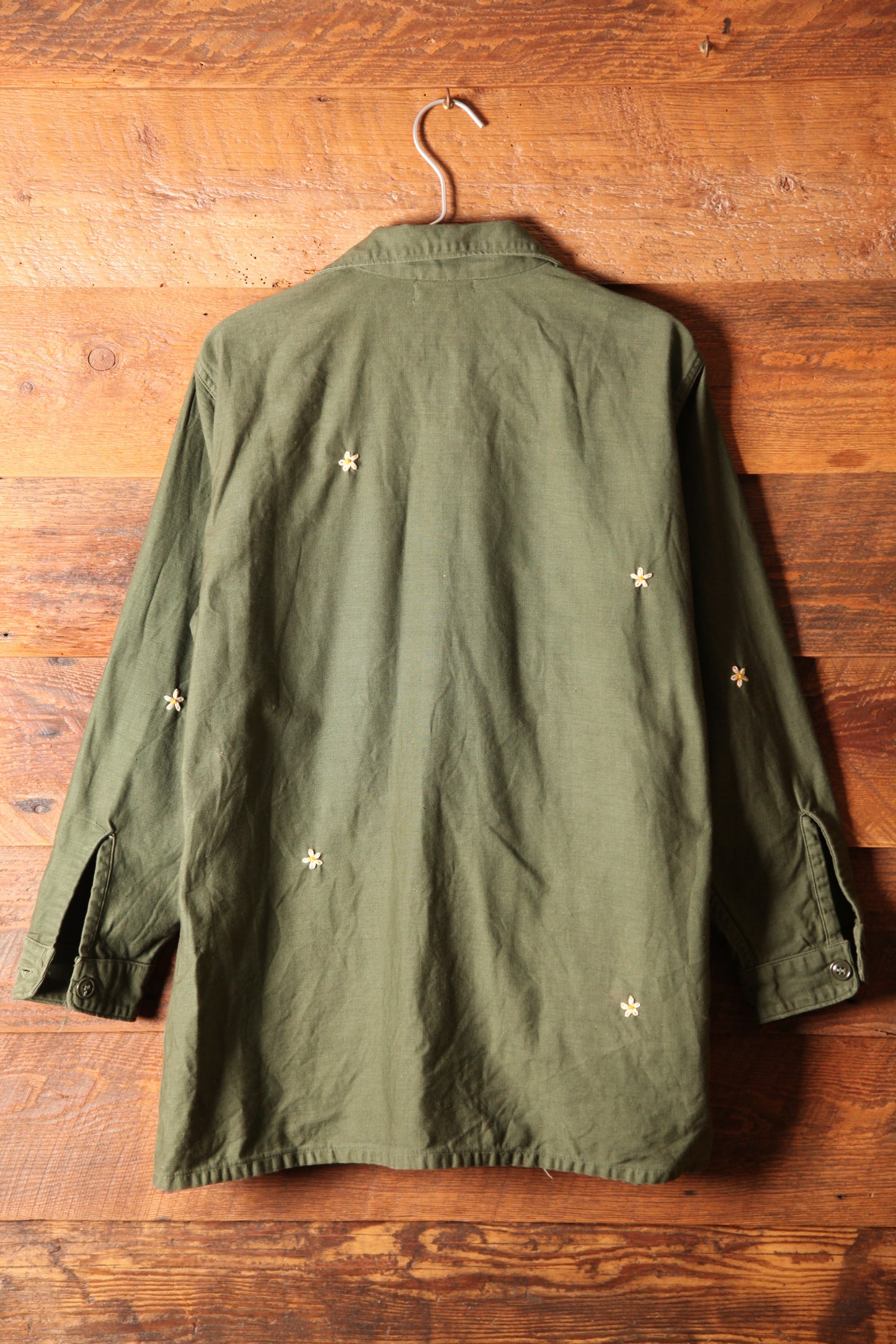 SHANANA MIL<シャナナミル> US ARMY Re-make Shirts OD Size L