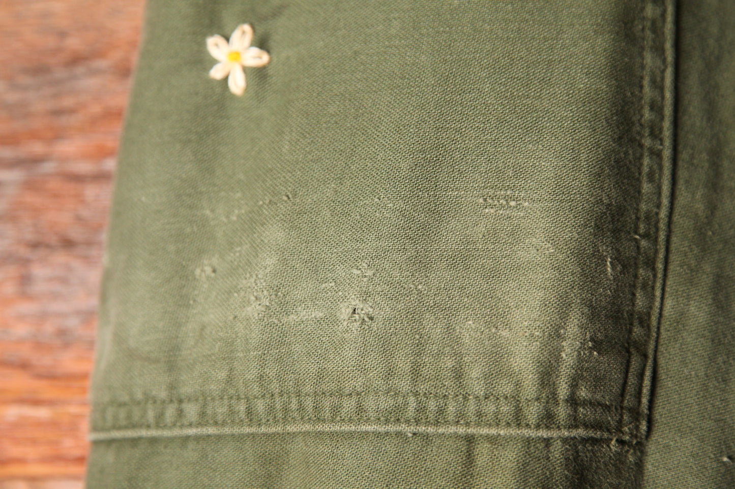 SHANANA MIL<シャナナミル> US ARMY OG-107 Re-make Trousers W34相当 zip