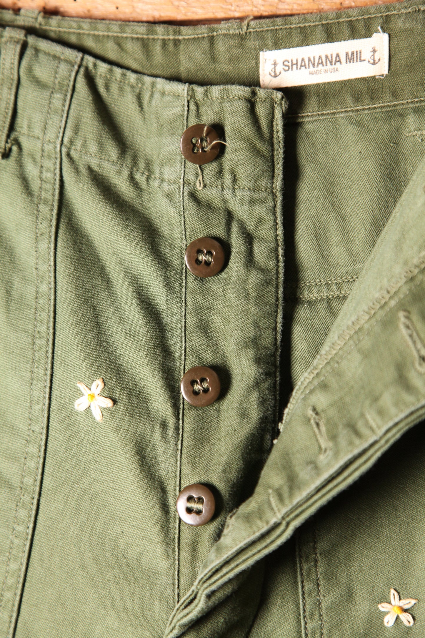 SHANANA MIL<シャナナミル> US ARMY '50s OG-107 Re-make Trousers W28相当_SM2