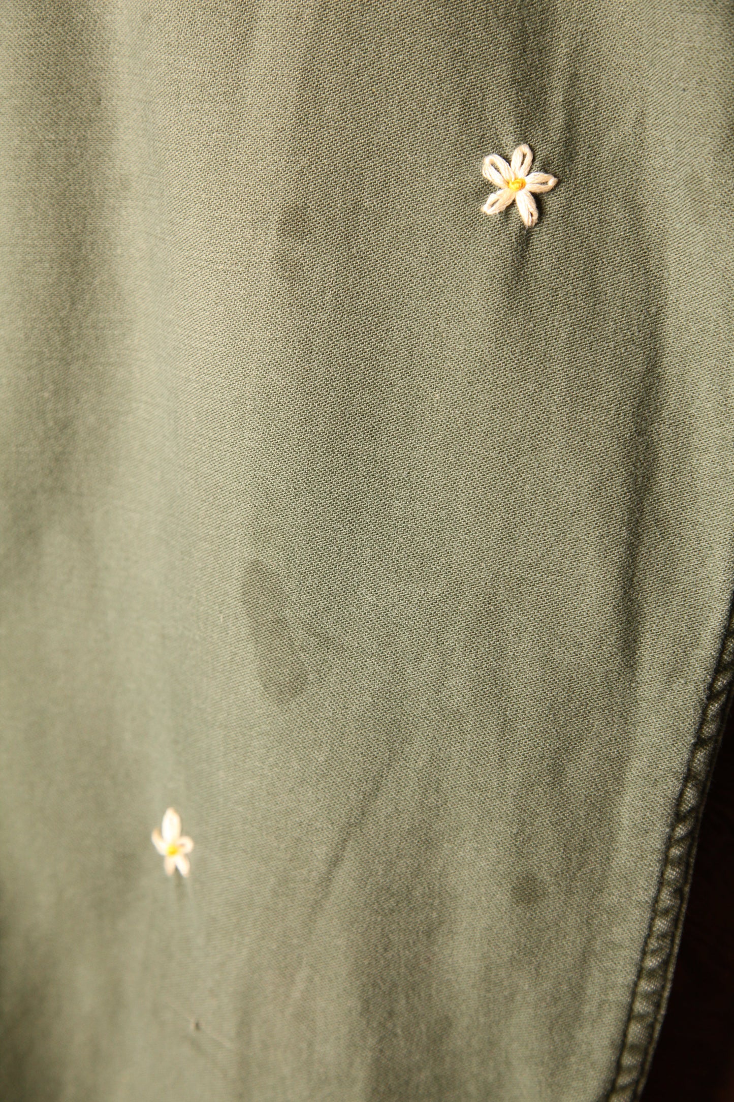 SHANANA MIL<シャナナミル> US ARMY OG-107 Re-make Trousers ボタンフライ実寸W32 相当