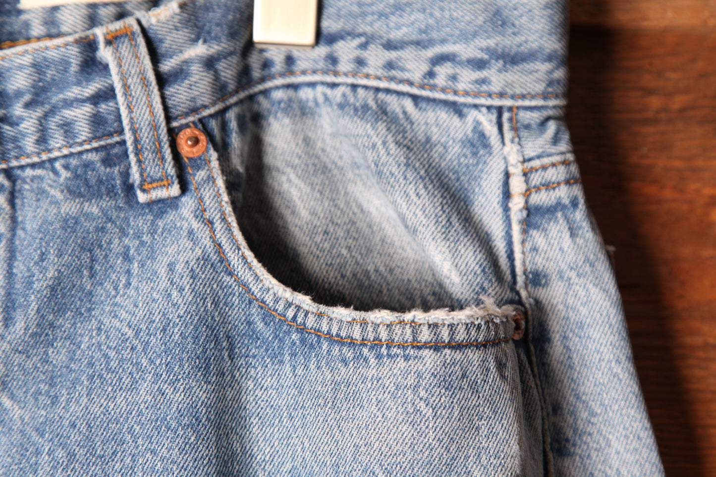 SHANANA MIL<シャナナミル> Levi's 501 HAND CUSTOM JEANS W38(実寸36インチ相当)_SM19