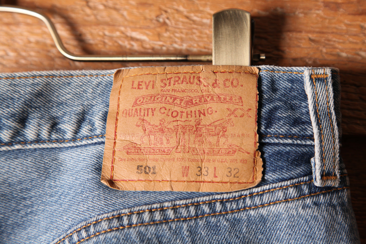 SHANANA MIL<シャナナミル> Levi's 501 HAND CUSTOM JEANS W33(実寸32インチ相当)