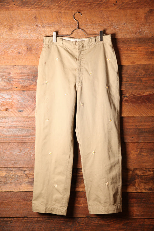 SHANANA MIL<シャナナミル> US ARMY KHAKI TROUSERS チノパン L(W34インチ相当)SM_17