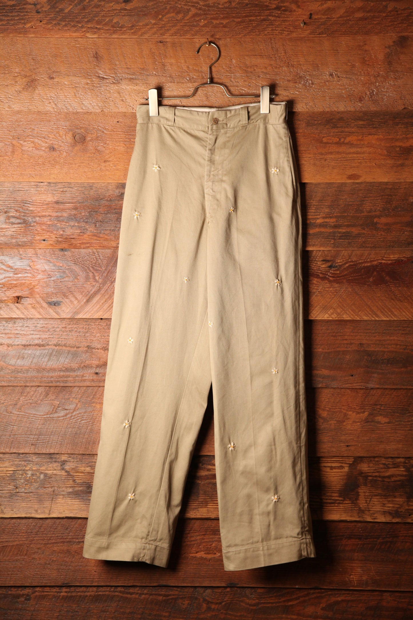 SHANANA MIL<シャナナミル> US ARMY KHAKI TROUSERS チノパン S(実寸28インチ相当)