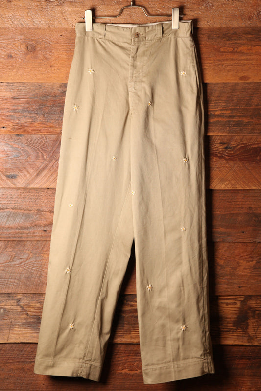 SHANANA MIL<シャナナミル> US ARMY KHAKI TROUSERS チノパン S(実寸28インチ相当)_SM15