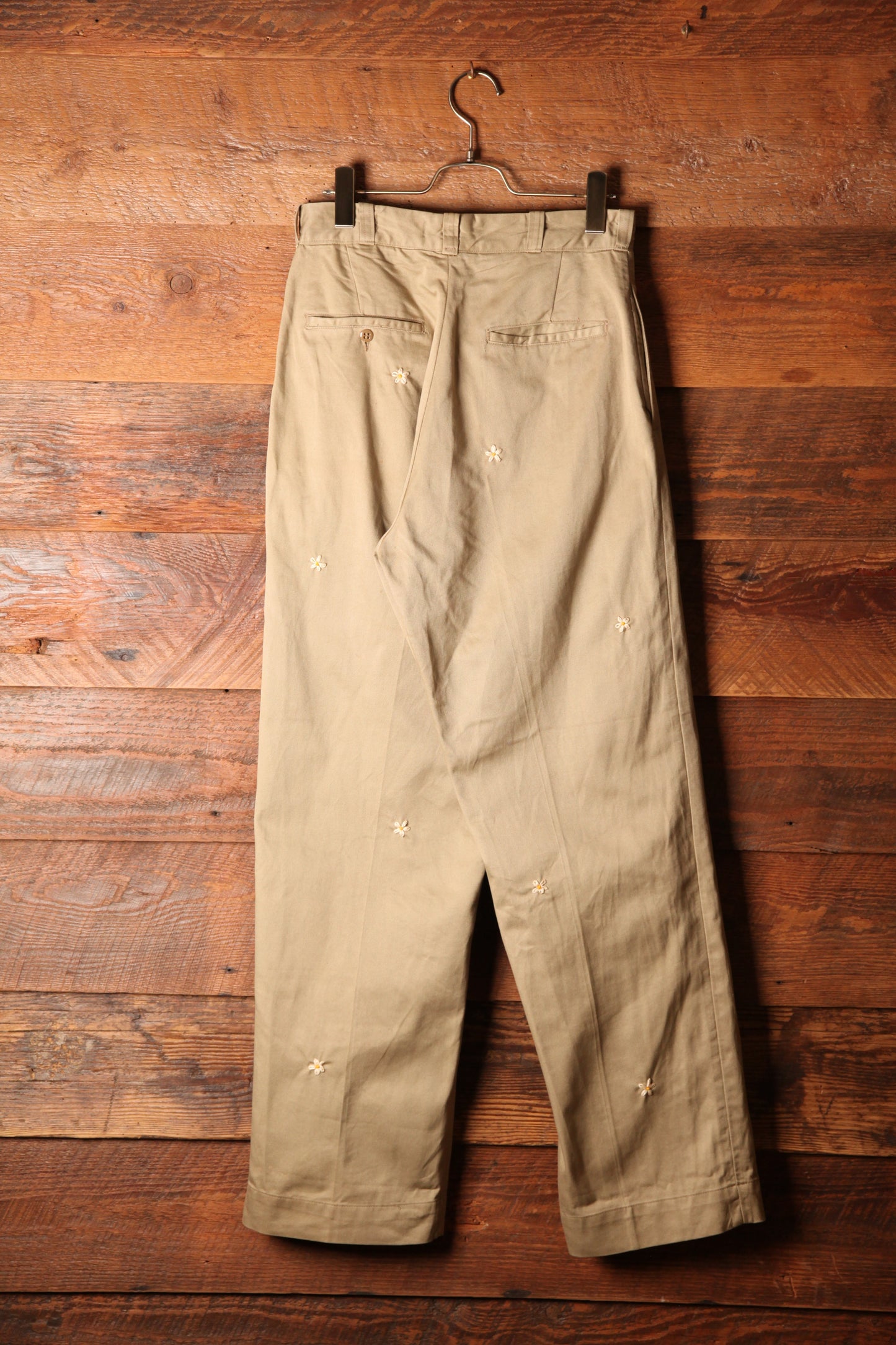 SHANANA MIL<シャナナミル> US ARMY KHAKI TROUSERS チノパン S(実寸28インチ相当)