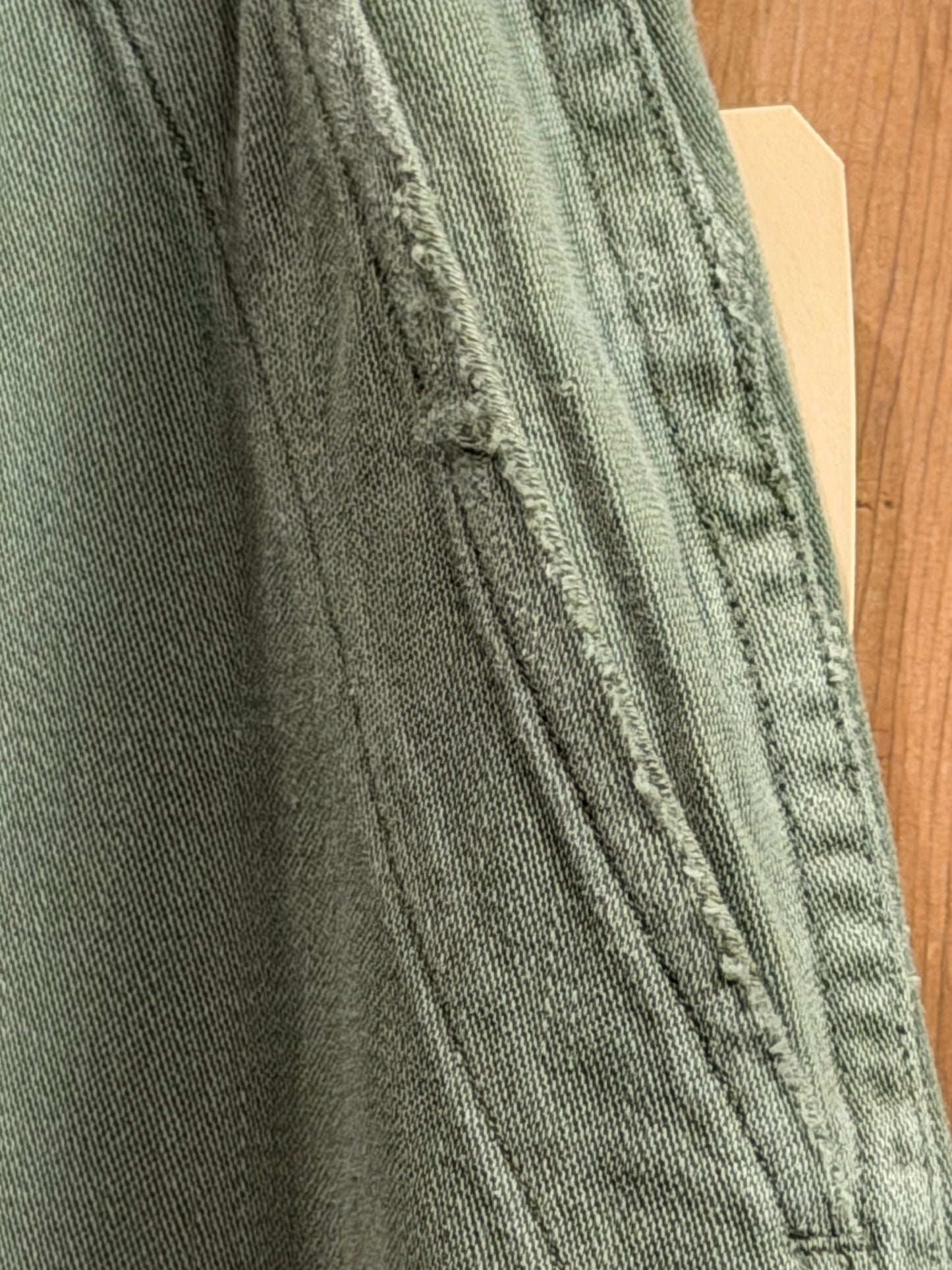 SHANANA MIL US ARMY OG-107 Remake Trousers zip W30 equivalent_SM3