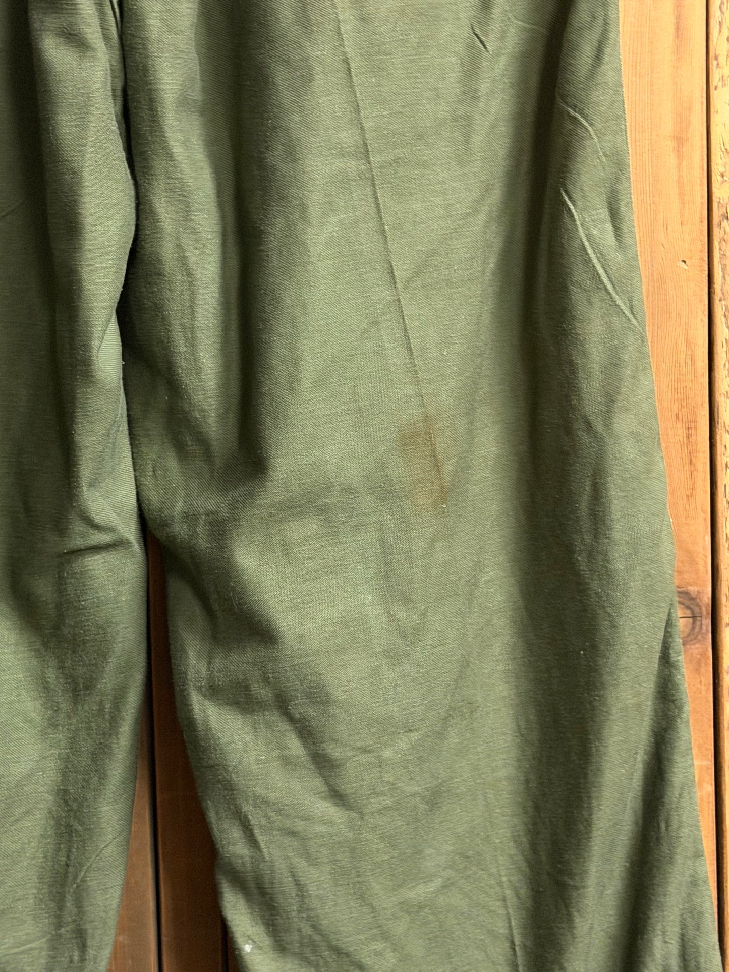 SHANANA MIL US ARMY OG-107 Re-make Trousers con cremallera, equivalente a una cintura real de 30 pulgadas_SM3