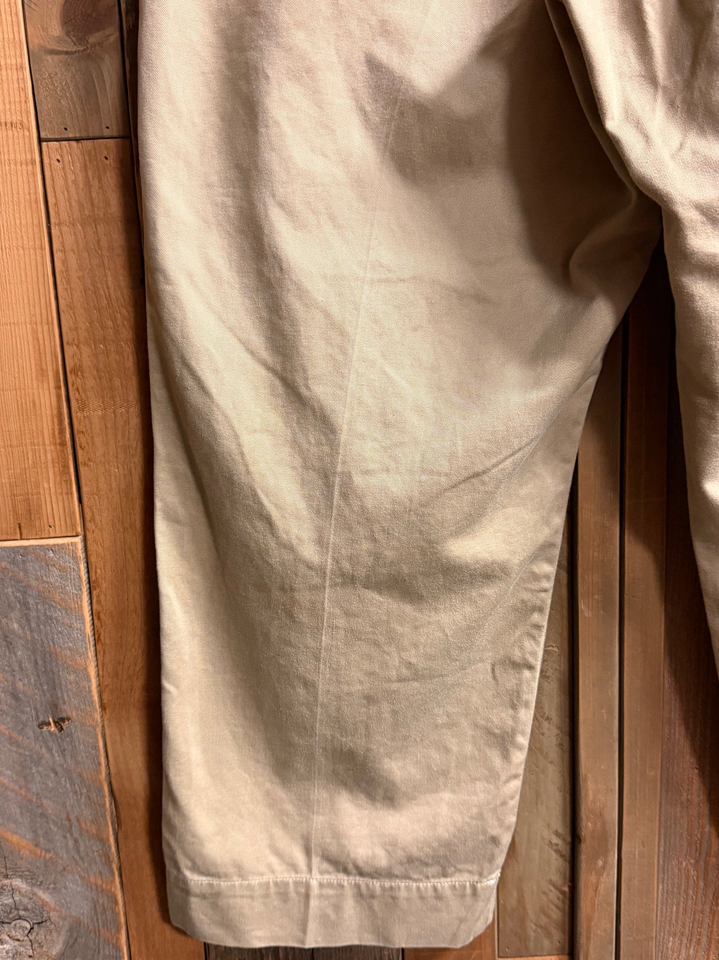 SHANANA MIL US ARMY KHAKI TROUSERS Chino Pants L (W34 equivalent) SM_17
