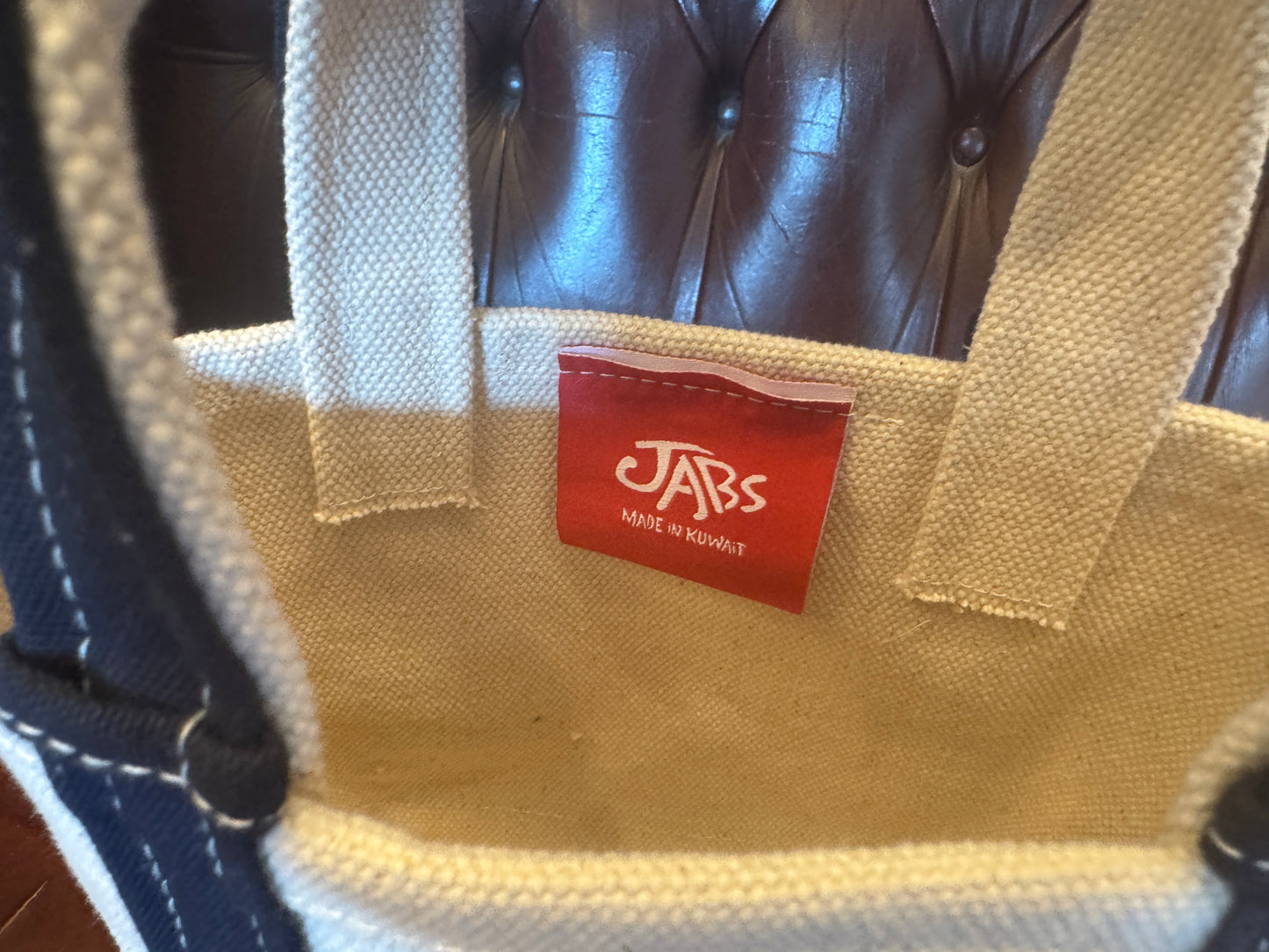 JABS 24oz. コットンキャンバストート NAVY size XS<無地>