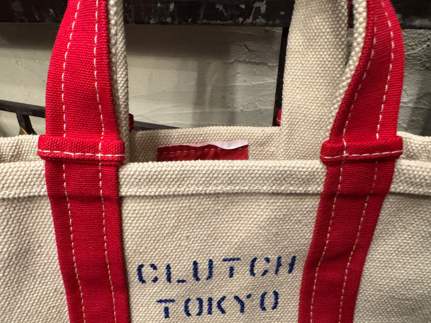 CLUTCH TOKYOオリジナル JABS トート RED size M