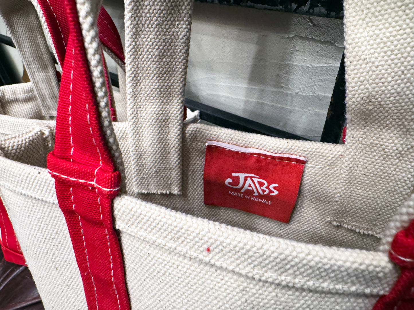 JABS 24oz. コットンキャンバストート RED size 2XL<無地>