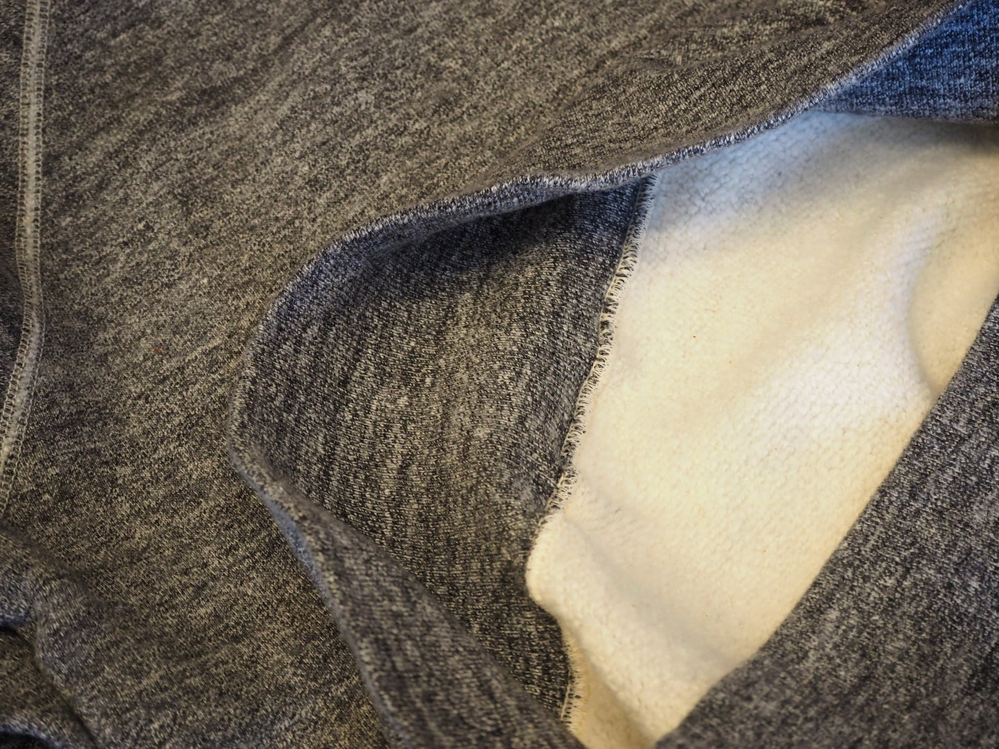 Allevol Loopwheel Easy Sweatshirt Dark Grey<吊り編みスウェット 杢ダークグレー>