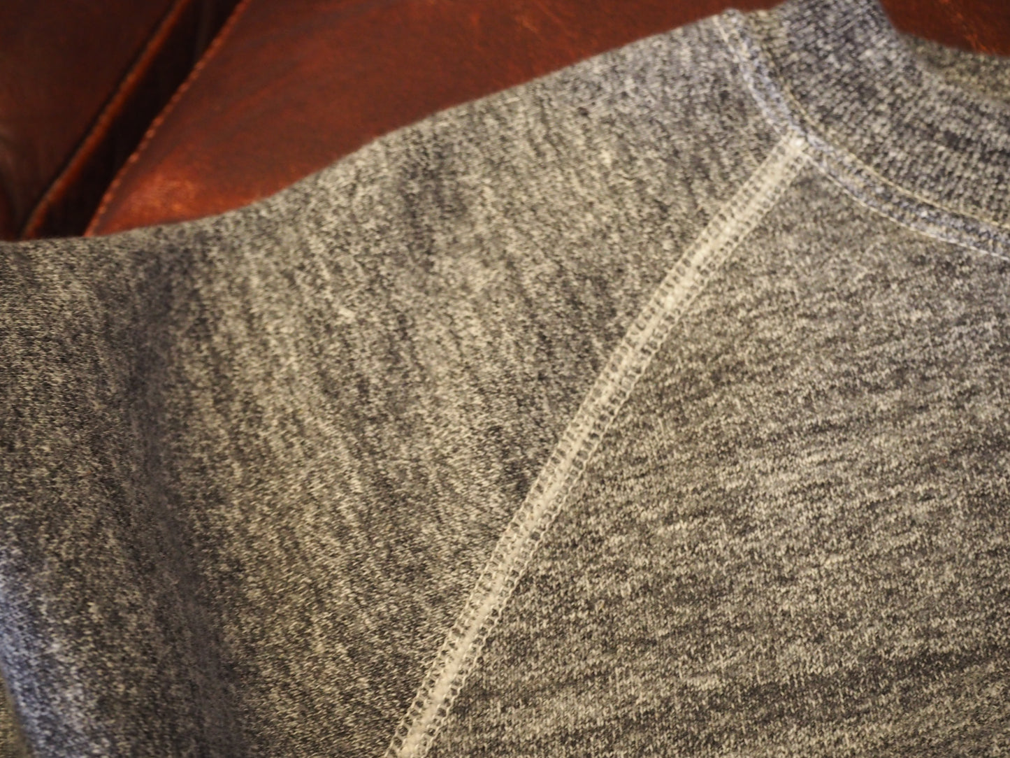 Allevol Loopwheel Easy Sweatshirt Dark Grey<吊り編みスウェット 杢ダークグレー>