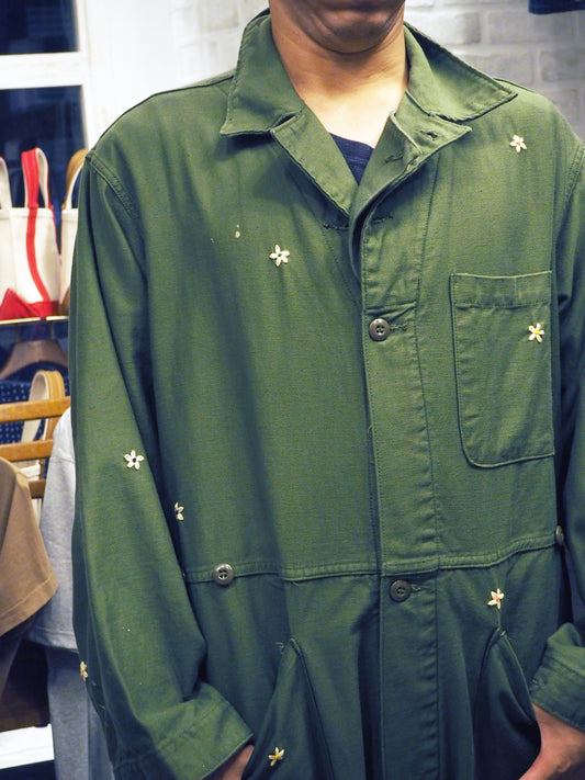 SHANANA MIL_MILITARY <COVERALLS MEN'S COTTON SATEEN ,TYPE1>SIZE LARGE