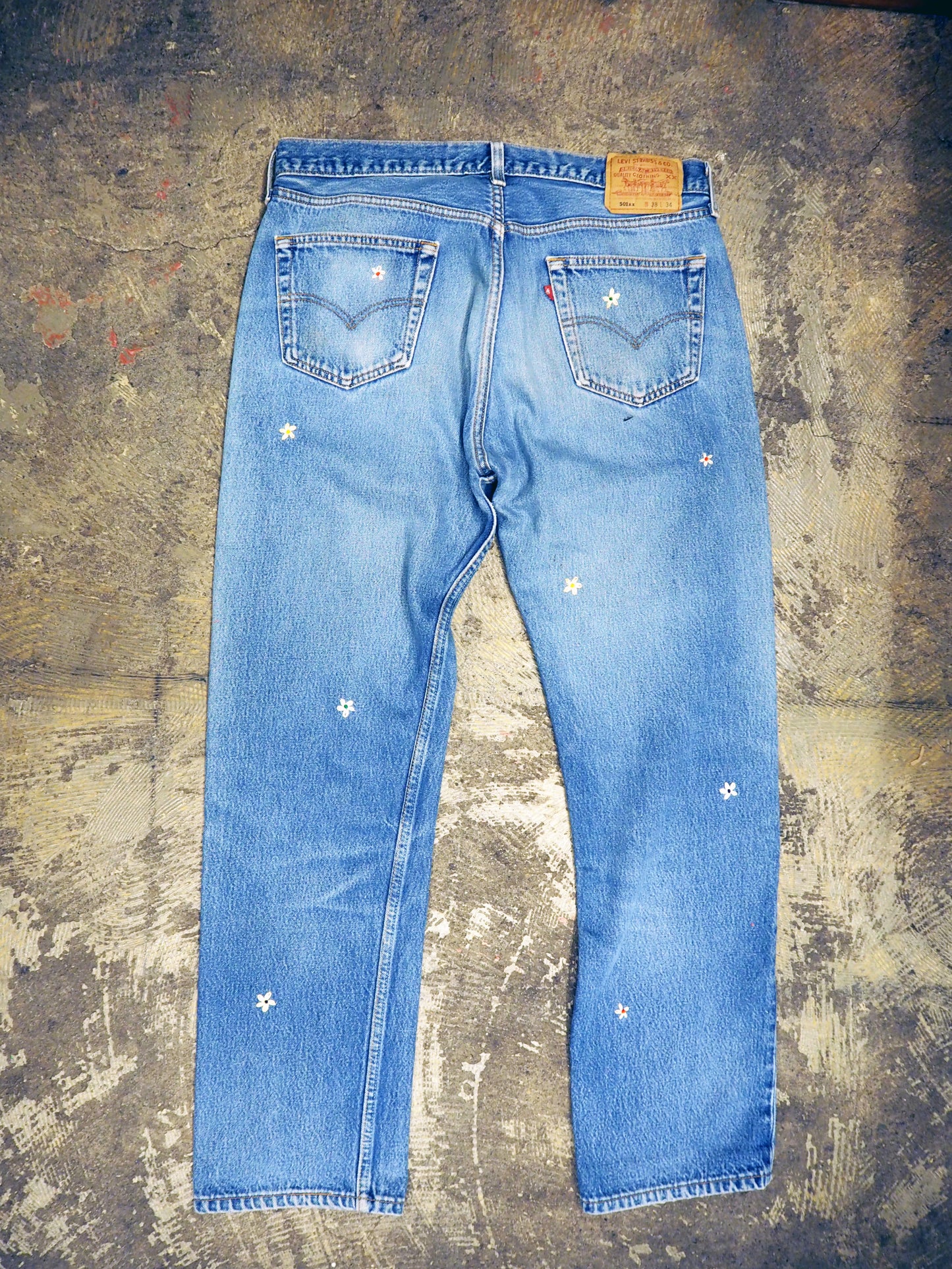 SHANANA MIL<シャナナミル> Levi's 501 HAND CUSTOM JEANS W38(実寸36インチ相当)_SM20