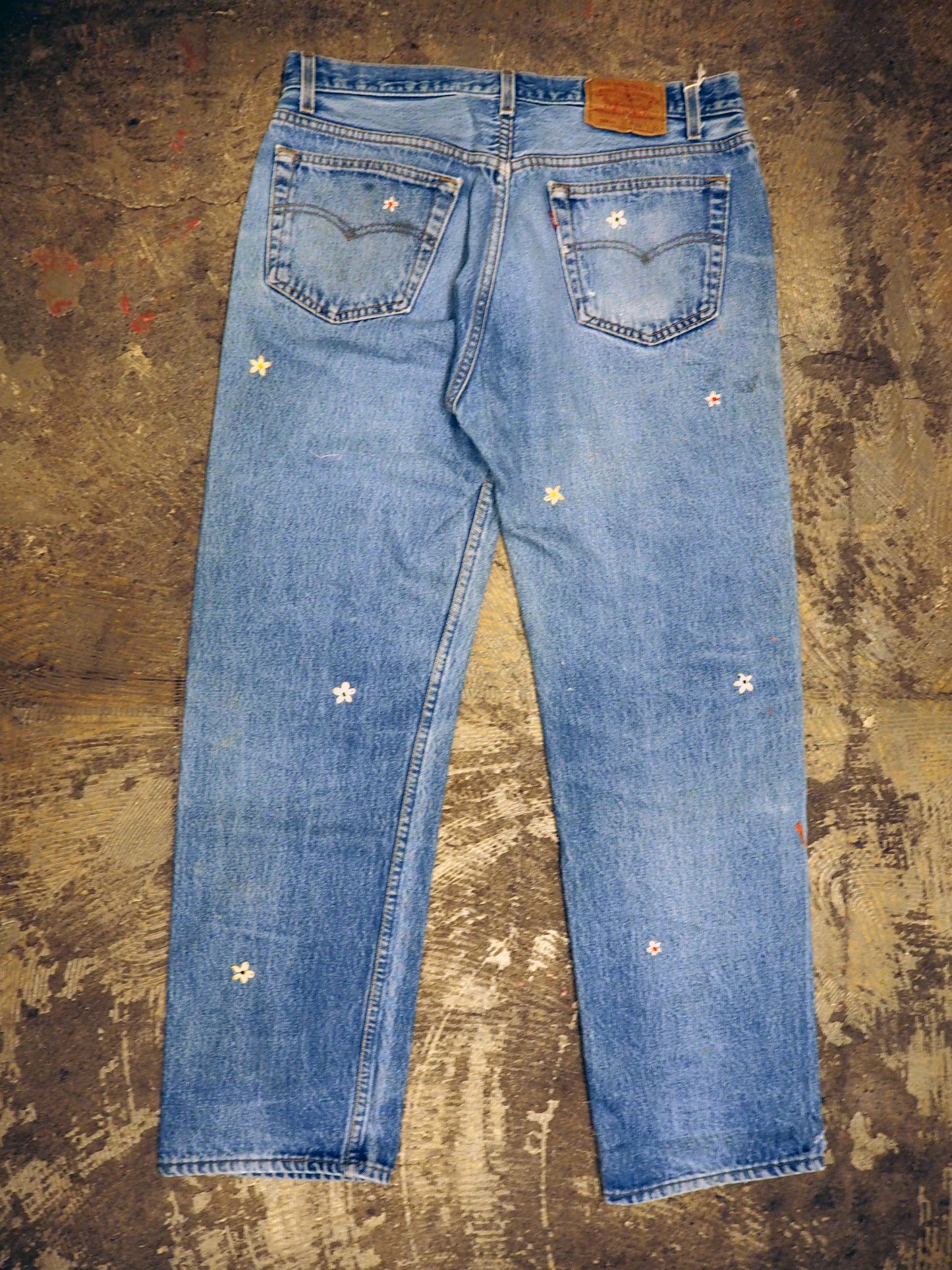 SHANANA MIL<シャナナミル> Levi's 501 HAND CUSTOM JEANS W36(実寸34インチ相当)_SM23