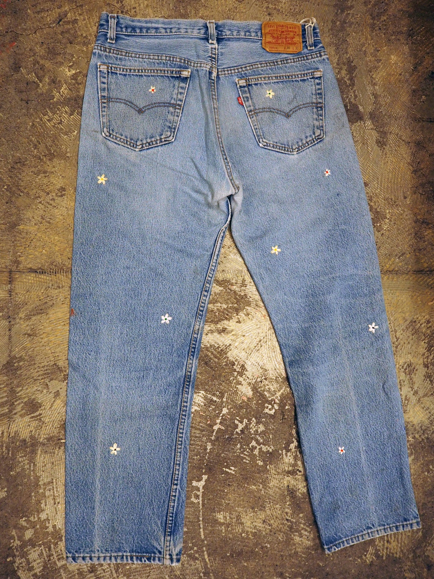 SHANANA MIL<シャナナミル> Levi's 501 HAND CUSTOM JEANS W36(実寸34インチ相当)_SM22